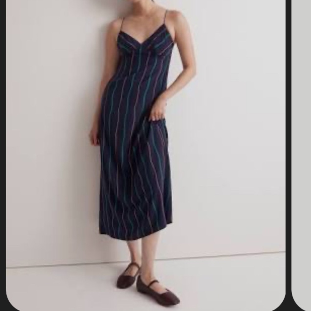 NWT Madewell Leighton Striped Maxi Dress - size 2